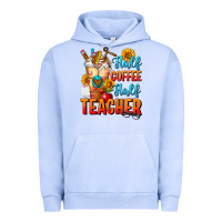 Pigment Grape Ice Half Coffee Half Teacher Urban Hoodie - FaDigitalArtStudio