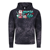 Cloud Black nurse life gnomies Vintage Hoodie - BarkalooDesign