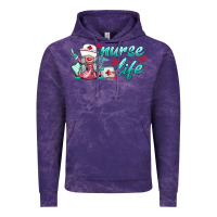 Cloud Purple nurse life gnomies Vintage Hoodie - BarkalooDesign