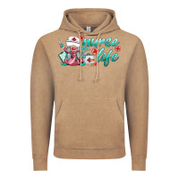 Vintage Coffee nurse life gnomies Vintage Hoodie - BarkalooDesign