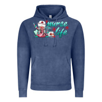 Vintage Denim nurse life gnomies Vintage Hoodie - BarkalooDesign