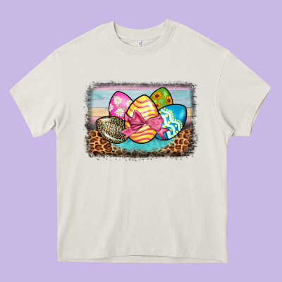 Easter Egg Background Heavy Core Tee Designed By Barkaloodesign