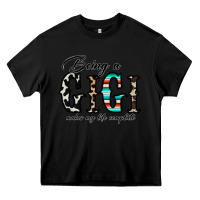 Black being a gigi makes my life complate Heavy Core Tee - CowhideDigitalArt
