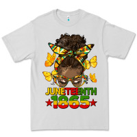 Dove Grey juneteenth 1865 afro bun Premium Tee - HRA Design Shop