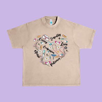 Nurse Urban Heavy Tee Designed By Maliassmallbusiness