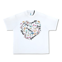 White nurse Urban Heavy Tee - MaliasSmallBusiness