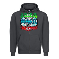 Smoke believe in the magic of christmas Zipper Hoodie - BarkalooDesign