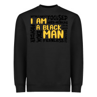 Black i am a black man Heavyweight Sweatshirt - MaliasSmallBusiness