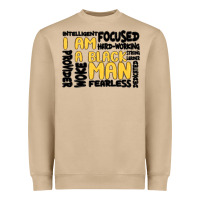I Am A Black Man Heavyweight Sweatshirt | Teevron