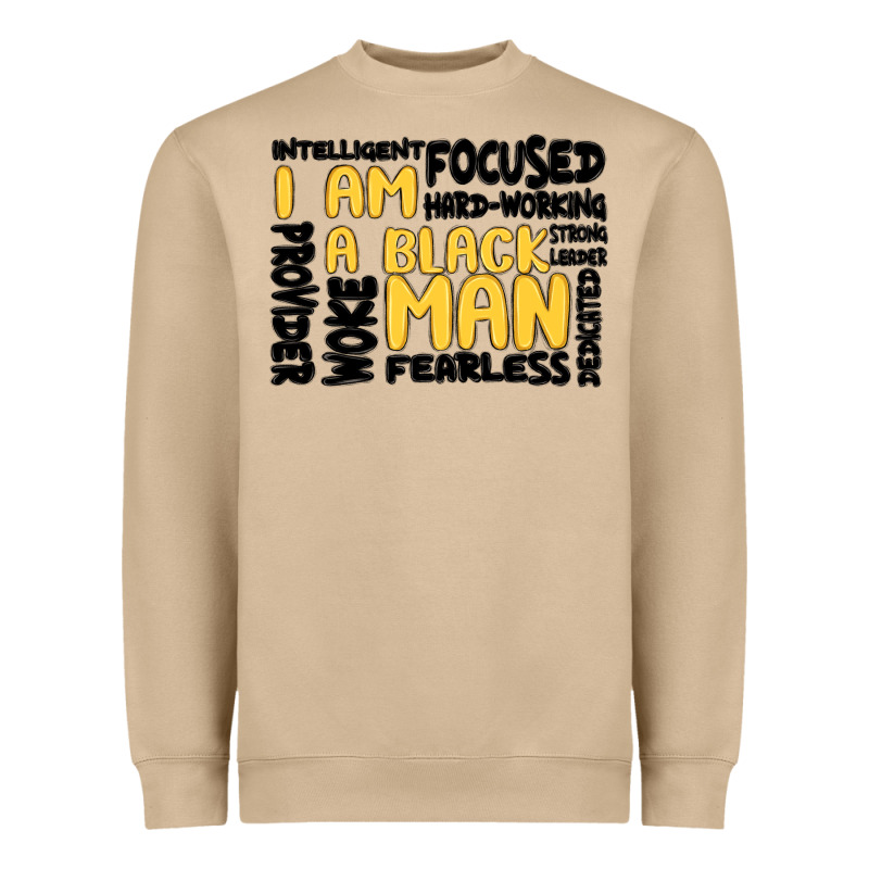 I Am A Black Man Heavyweight Sweatshirt by MaliasSmallBusiness | Teevron