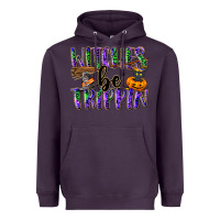 Plum Witches be trippin Heavyweight Hoodie - NancyCooperArtShop