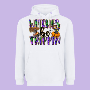 Witches Be Trippin Heavyweight Hoodie Designed By Nancycooperartshop