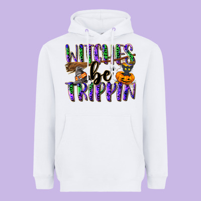 Witches Be Trippin Heavyweight Hoodie Designed By Nancycooperartshop