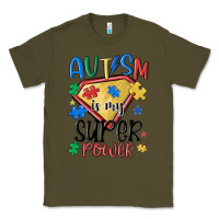 Army Green autism is my super power Classic Tee - MaliasSmallBusiness