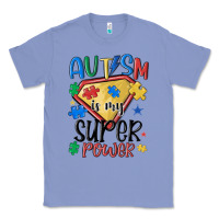 Colony Blue autism is my super power Classic Tee - MaliasSmallBusiness