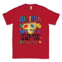 Red autism is my super power Classic Tee - MaliasSmallBusiness
