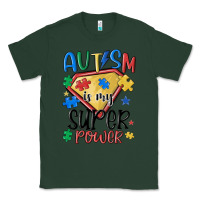 Sports Green autism is my super power Classic Tee - MaliasSmallBusiness