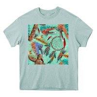 Arona pipe tomahawk dreamcatcher headdress seamless patt Heavy Core Tee - FaDigitalArtStudio