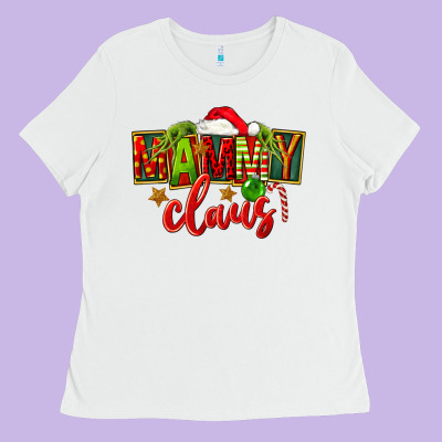 Christmas Mammy Claus Ladies Tee Designed By Fadigitalartstudio