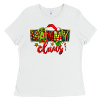White christmas mammy claus Ladies Tee - FaDigitalArtStudio