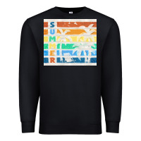 Black retro summer Premium Sweatshirt - TumblerDesignByShophia