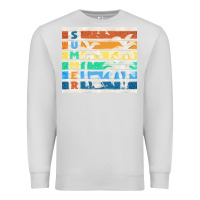 Dove Grey retro summer Premium Sweatshirt - TumblerDesignByShophia