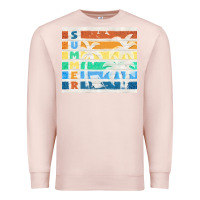 Pale Pink retro summer Premium Sweatshirt - TumblerDesignByShophia
