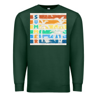 Sports Green retro summer Premium Sweatshirt - TumblerDesignByShophia