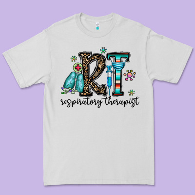 Rt Respiraory Therapist Premium Tee Designed By Cowhidedigitalart