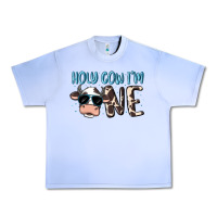 Grape Ice holy cow i'm one Urban Heavy Tee - MaliasSmallBusiness