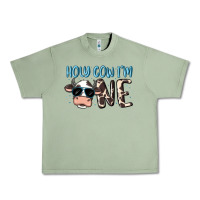 Oil Green holy cow i'm one Urban Heavy Tee - MaliasSmallBusiness