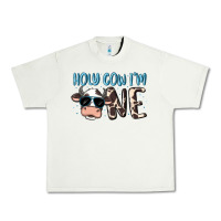 Pistachio holy cow i'm one Urban Heavy Tee - MaliasSmallBusiness