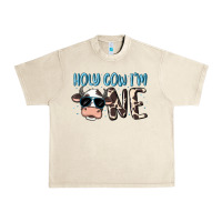 Sandshell holy cow i'm one Urban Heavy Tee - MaliasSmallBusiness