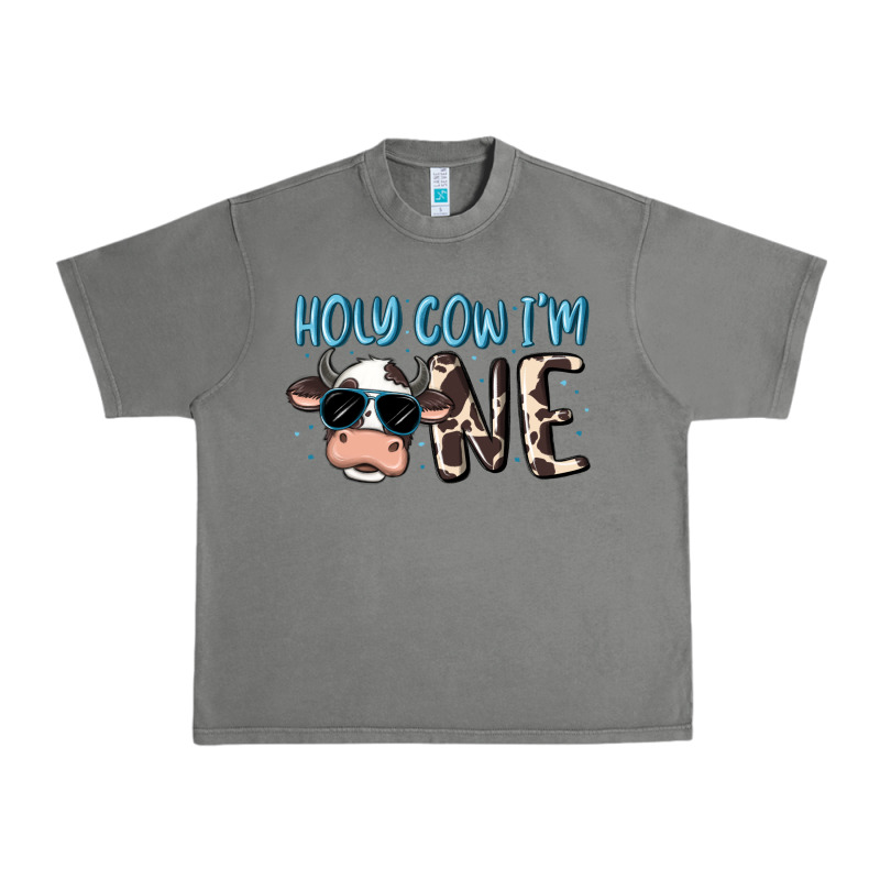 Holy Cow I'm One Urban Heavy Tee by MaliasSmallBusiness | Teevron