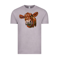 Vintage Zinc red angus face Vintage Tee - LillyAllenDesigns