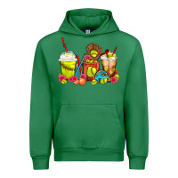 Emerald Softball Coffee Cups Urban Hoodie - FaDigitalArtStudio