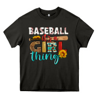 Asphalt baseball it's a girl thing Heavy Core Tee - HRA Design Shop