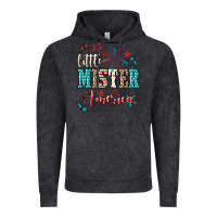Vintage Black little mister america Vintage Hoodie - NancyCooperArtShop