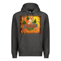 Charcoal Heather teaching is a walk in the park Premium Hoodie - TumblerDesignByShophia
