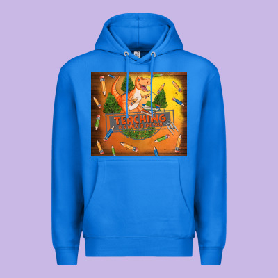 Teaching Is A Walk In The Park Premium Hoodie Designed By Tumblerdesignbyshophia