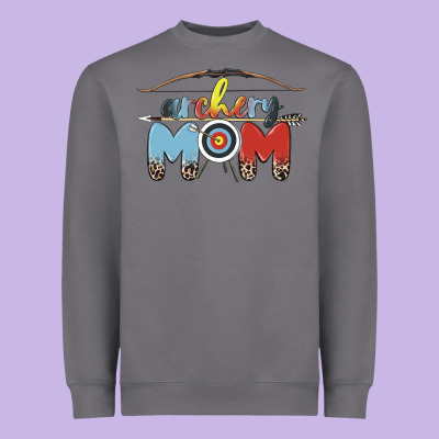 Archery Mom Heavyweight Sweatshirt Designed By Maliassmallbusiness