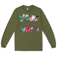 Army Green custom name nurse Long Sleeve Tee - NancyCooperArtShop