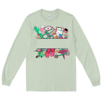 Matcha custom name nurse Long Sleeve Tee - NancyCooperArtShop