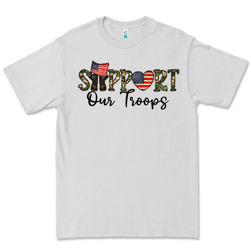 Support Our Troops Premium Tee by CowhideDigitalArt | Teevron