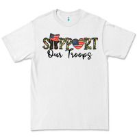 White support our troops Premium Tee - CowhideDigitalArt