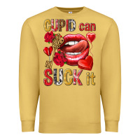 Antique Gold Cupid can suck it Valentine'S Day Premium Sweatshirt - HowdyJamesFarm