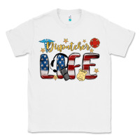 White dispatcher life Classic Tee - MaliasSmallBusiness
