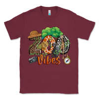 Burgundy zoo vibes Classic Tee - JahusDesignShop