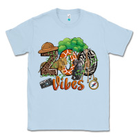 Dusty Blue zoo vibes Classic Tee - JahusDesignShop