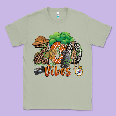 Zoo Vibes Classic Tee Designed By Jahusdesignshop